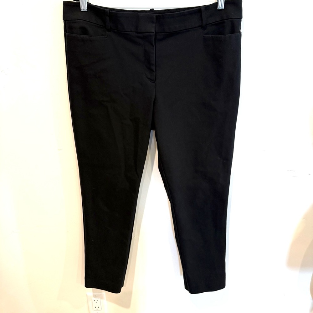 Loft Black Skinny Dress Pants Womens Plus Size 14 Work Office Career Business